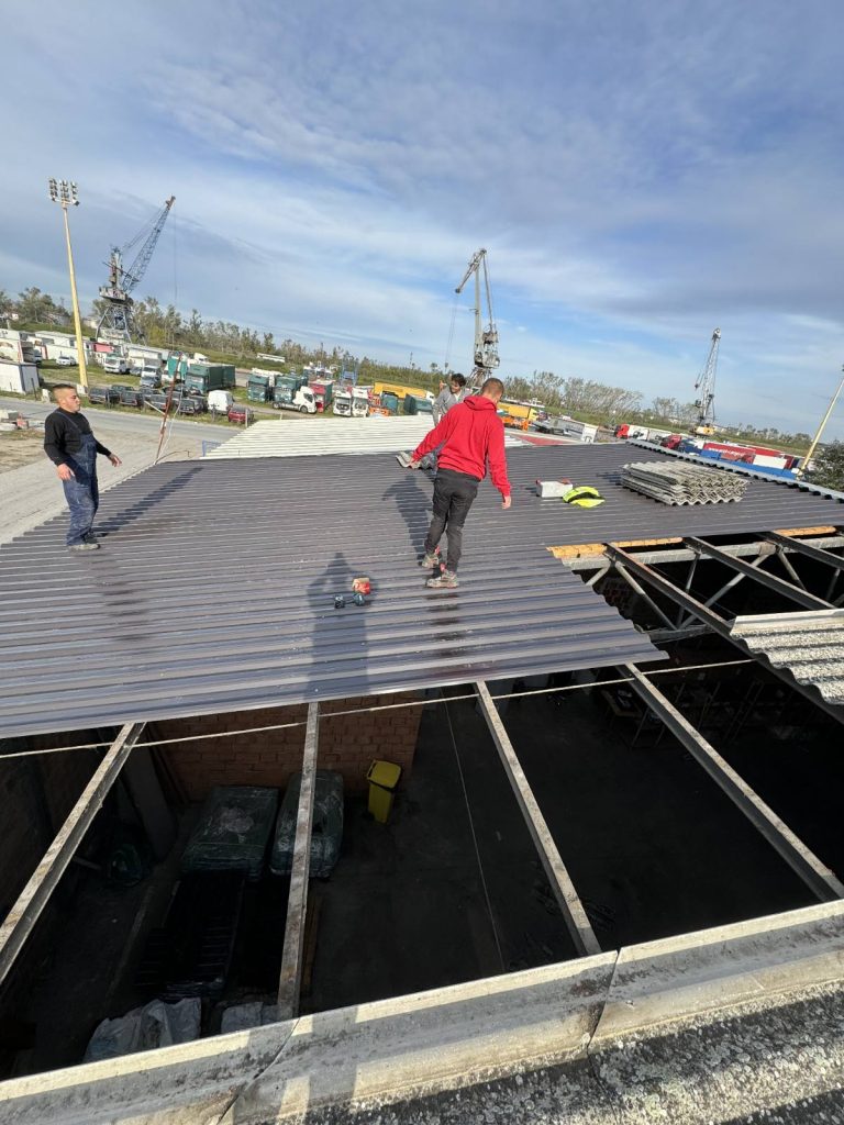 Postavljanje trapeza - DP WORLD